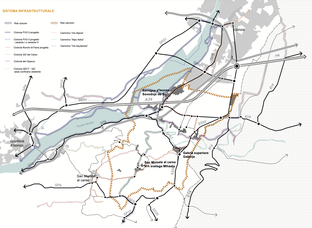Immagine per Mobilità sostenibile e una rotonda al valico di Merna, come cambia il traffico a Savogna d'Isonzo